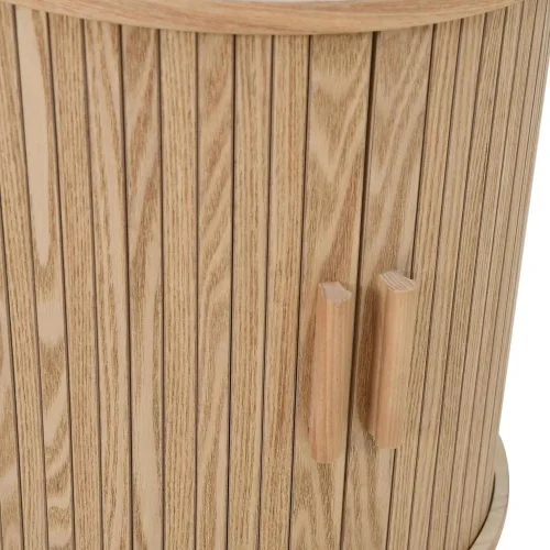 MESITA REDONDA RAYAS NATURAL ROYCE