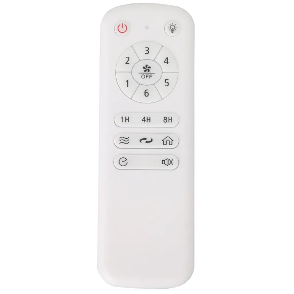 VENTILADOR DE TECHO CON LUZ LED 24W REGULABLE MOTOR DC ROJO INDIGO CASCADE