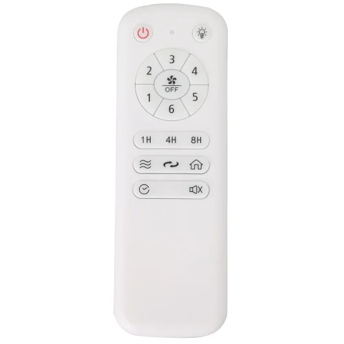 VENTILADOR DE TECHO CON LUZ LED 24W REGULABLE MOTOR DC ROJO INDIGO CASCADE