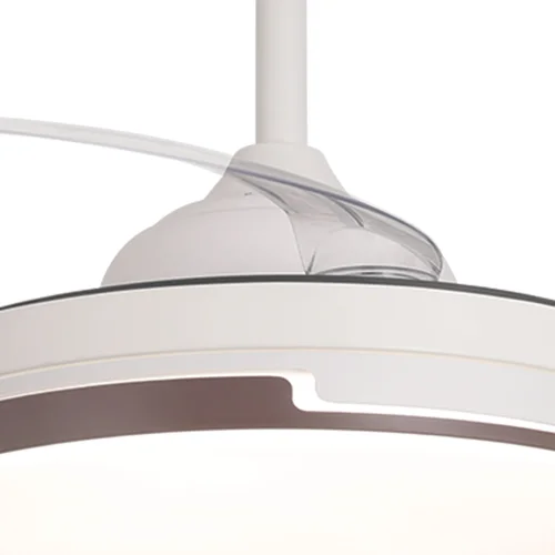 VENTILADOR DE TECHO LED 38W REGULABLE 4 ASPAS PLEGABLES SKYLER