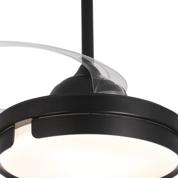 VENTILADOR DE TECHO LED 38W REGULABLE 4 ASPAS PLEGABLES NASHVILLE