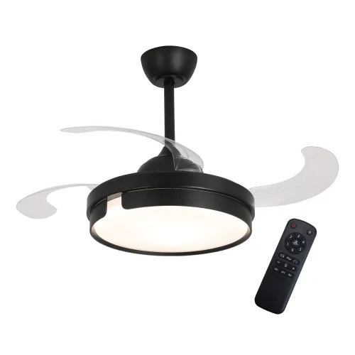 VENTILADOR DE TECHO LED 38W REGULABLE 4 ASPAS PLEGABLES NASHVILLE