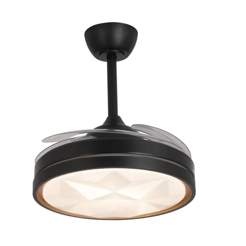 VENTILADOR DE TECHO LED 38W REGULABLE 4 ASPAS PLEGABLES WELLINGTON