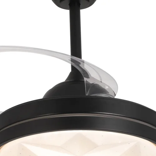 VENTILADOR DE TECHO LED 38W REGULABLE 4 ASPAS PLEGABLES WELLINGTON