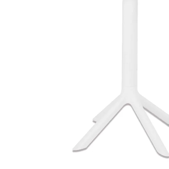 MESA DE JARDIN POLIPROPILENO BLANCO Ø60 CM KORA 2