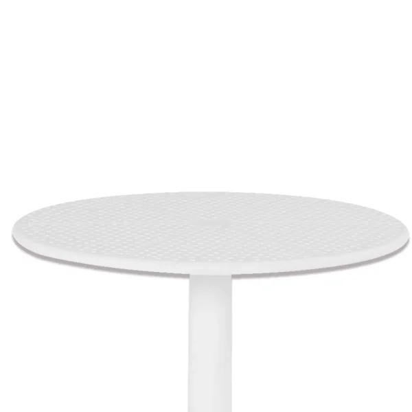 MESA DE JARDIN POLIPROPILENO BLANCO Ø60 CM KORA