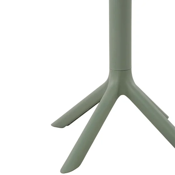 MESA DE JARDIN POLIPROPILENO VERDE KALE Ø60 CM KORA MESA DE JARDIN POLIPROPILENO VERDE KALE Ø60 CM KORA