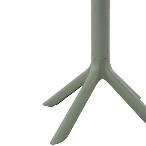 MESA DE JARDIN POLIPROPILENO VERDE KALE Ø60 CM KORA MESA DE JARDIN POLIPROPILENO VERDE KALE Ø60 CM KORA