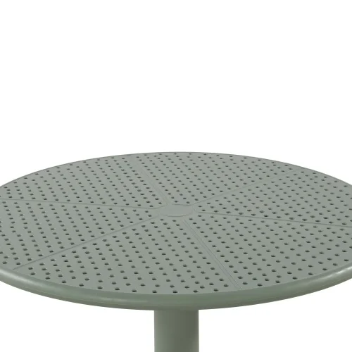 MESA DE JARDIN POLIPROPILENO VERDE KALE Ø60 CM KORA MESA DE JARDIN POLIPROPILENO VERDE KALE Ø60 CM KORA