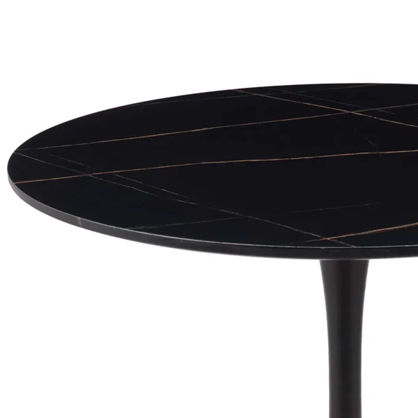 MESA DE COMEDOR REDONDA MÁRMOL NEGRO Ø90 CM SAN ANTONI