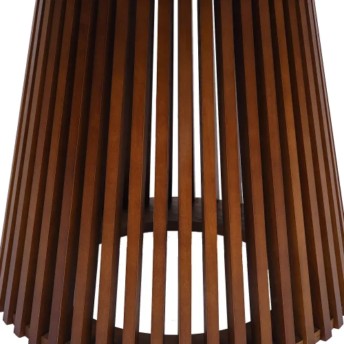 MESA DE COMEDOR REDONDA EN MADERA NOGAL Ø120 CM NEREA