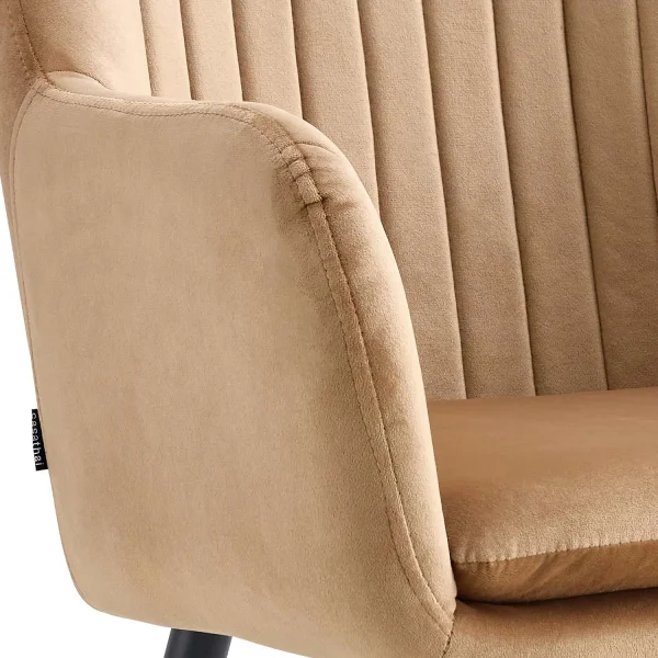 SILLÓN BORIS ARENA PATAS NEGRAS