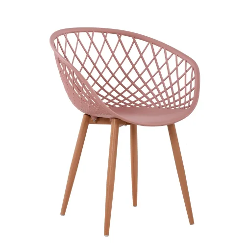 SILLA PICKELS ROSA PALO