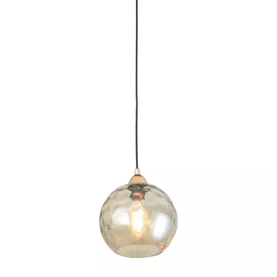 LÁMPARA DE TECHO 1 LUZ TULIPA ÁMBAR NERIUM