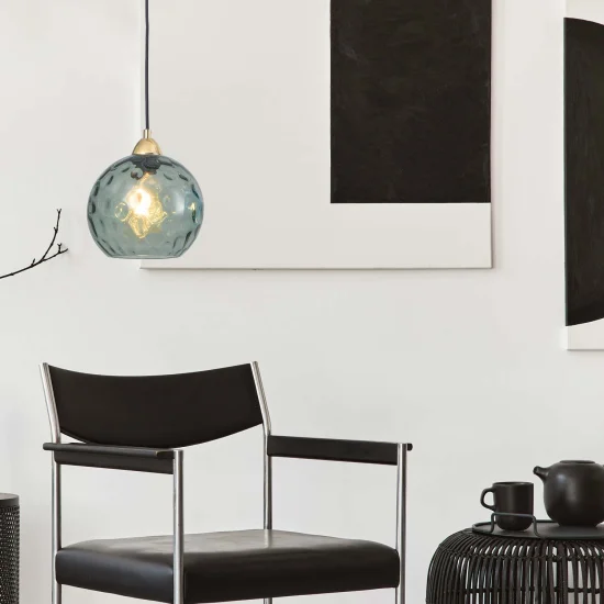 LÁMPARA DE TECHO 1 LUZ TULIPA FUMÉ NERIUM 2