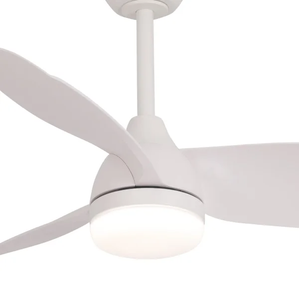 VENTILADOR DE TECHO CON LUZ MOTOR DC SIERRA BLANCO Ø 91,4 CM