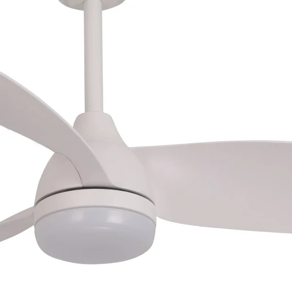 VENTILADOR DE TECHO CON LUZ MOTOR DC SIERRA BLANCO Ø 91,4 CM