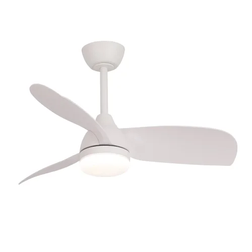 VENTILADOR DE TECHO CON LUZ MOTOR DC SIERRA BLANCO Ø 91,4 CM