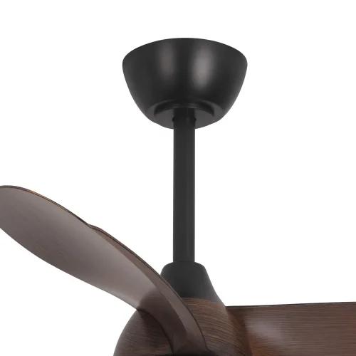 VENTILADOR DE TECHO CON LUZ MOTOR DC SIERRA COLOR NOGAL Ø 91,4 CM