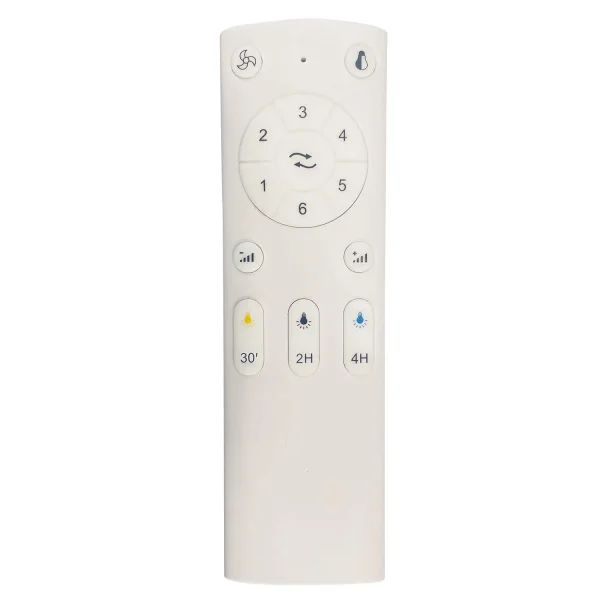 VENTILADOR DE TECHO CON LUZ MOTOR DC BELICE BLANCO/ORO Ø 135,2 CM