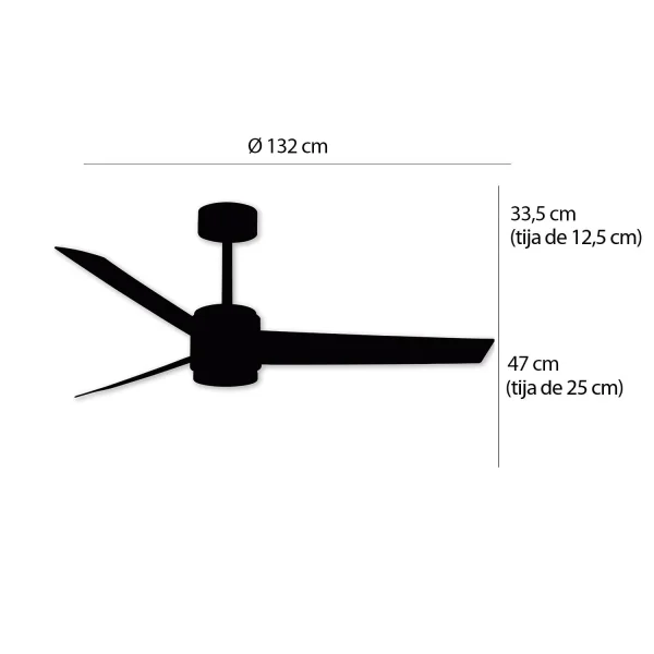 VENTILADOR DE TECHO CON LUZ MOTOR DC RAFFAELE BLANCO/DORADO Ø 132 CM VENTILADOR DE TECHO CON LUZ MOTOR DC RAFFAELE BLANCO/DORADO Ø 132 CM