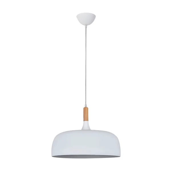 COLGANTE LEAH BLANCO ALUMINIO 48CM COLGANTE LEAH BLANCO ALUMINIO 48CM