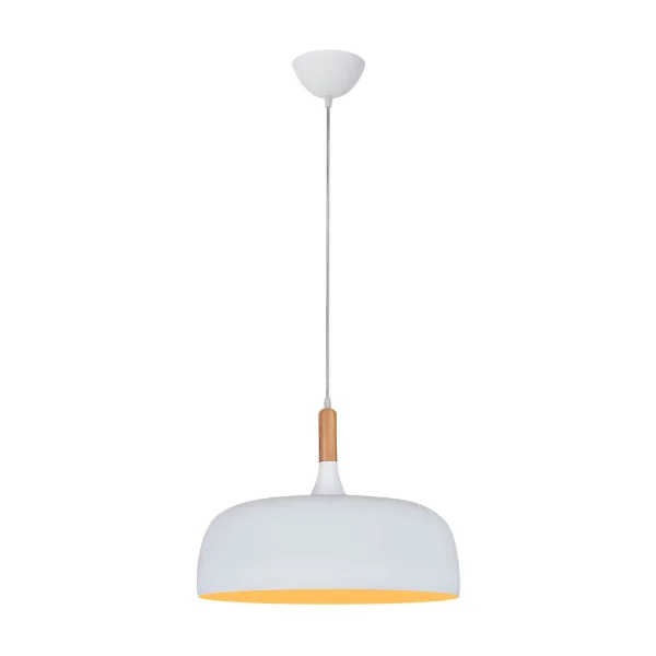 COLGANTE LEAH BLANCO ALUMINIO 48CM COLGANTE LEAH BLANCO ALUMINIO 48CM