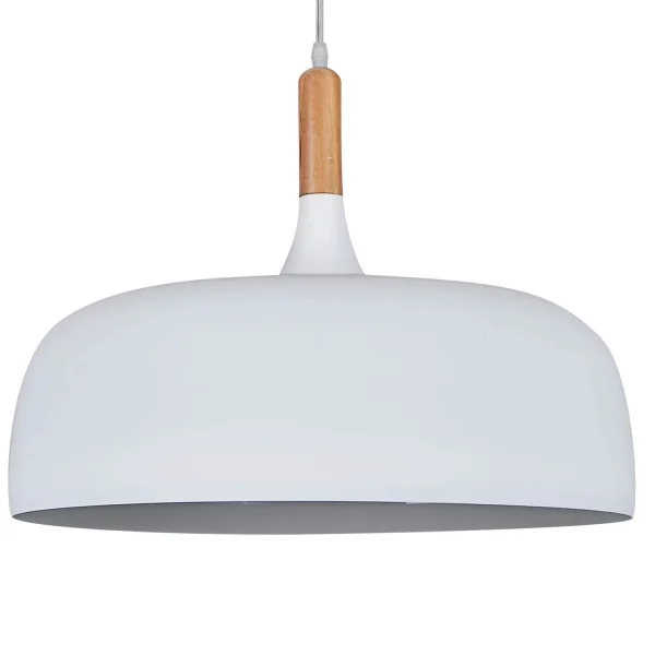 COLGANTE LEAH BLANCO ALUMINIO 48CM COLGANTE LEAH BLANCO ALUMINIO 48CM