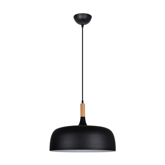 COLGANTE LEAH NEGRO ALUMINIO 48CM 2