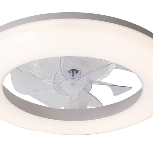 VENTILADOR DE TECHO ESTILO PLAFÓN LED 48W 3000-6000K 5 ASPAS BLANCO ELYSIAN