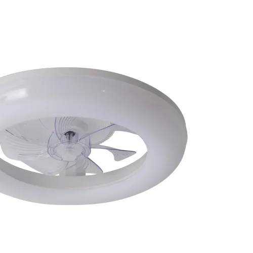 VENTILADOR DE TECHO ESTILO PLAFÓN LED 48W 3000-6000K 5 ASPAS BLANCO ELYSIAN