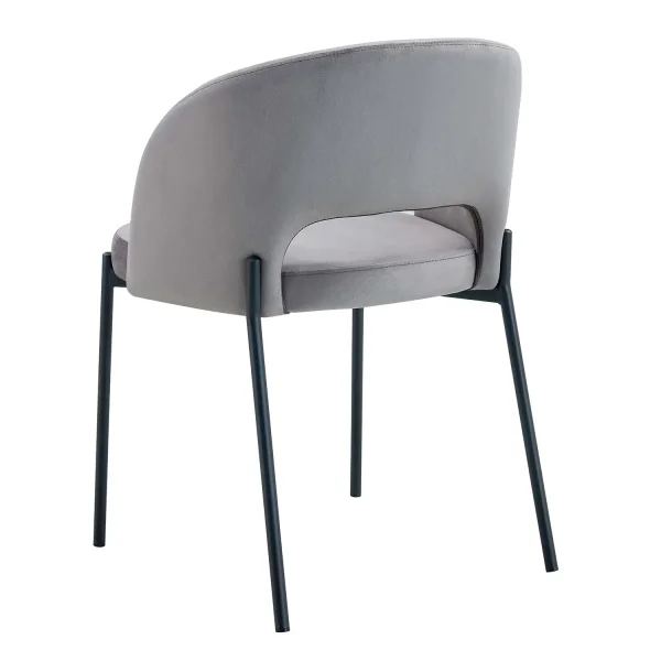 SILLA TAPIZADA GRIS CLOTILDE SILLA TAPIZADA GRIS CLOTILDE