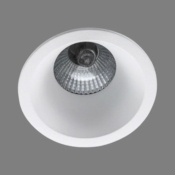 OJO DE BUEY REDONDO EXTRA FONDO 3,5 CM ALUMINIO BLANCO