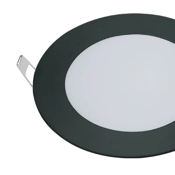 DOWNLIGHT LED CIRCULAR 6W 3000K-6000K Ø 12 CM NEGRO