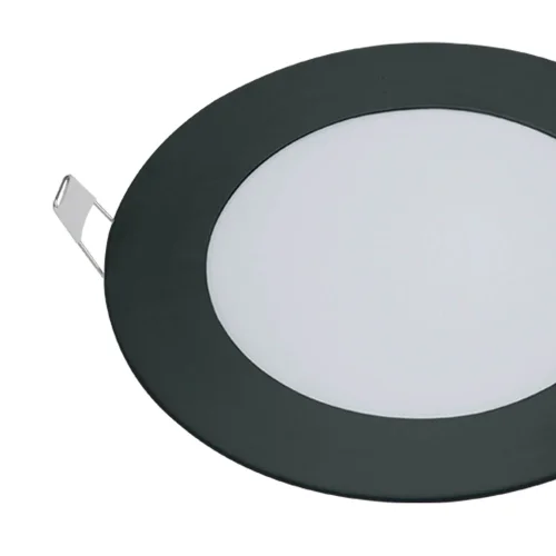 DOWNLIGHT LED CIRCULAR 6W 3000K-6000K Ø 12 CM NEGRO