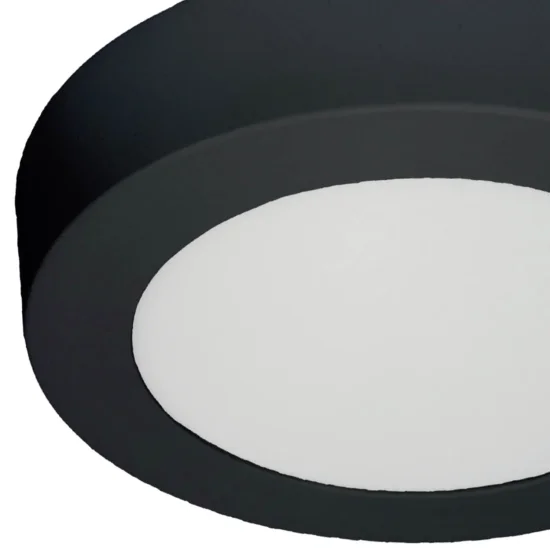 DOWNLIGHT LED SUPERFICIE CIRCULAR 6W 3000K-6000K Ø 12 CM NEGRO 2