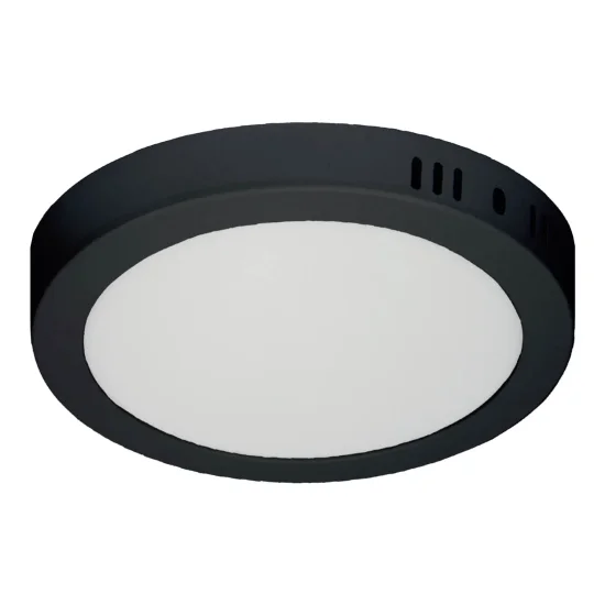 DOWNLIGHT LED SUPERFICIE CIRCULAR 24W 3000K-6000K Ø 29,5 CM NEGRO