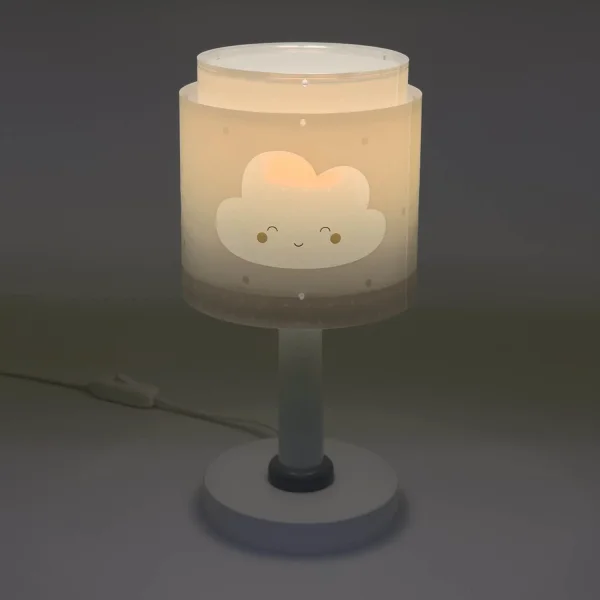 LÁMPARA DE MESA INFANTIL NUBE GRIS