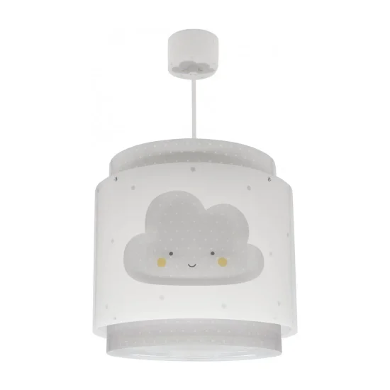 LÁMPARA DE TECHO INFANTIL NUBE GRIS