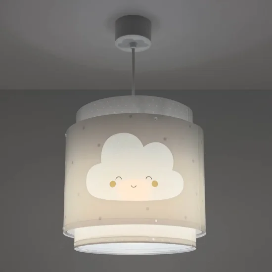 LÁMPARA DE TECHO INFANTIL NUBE GRIS 2
