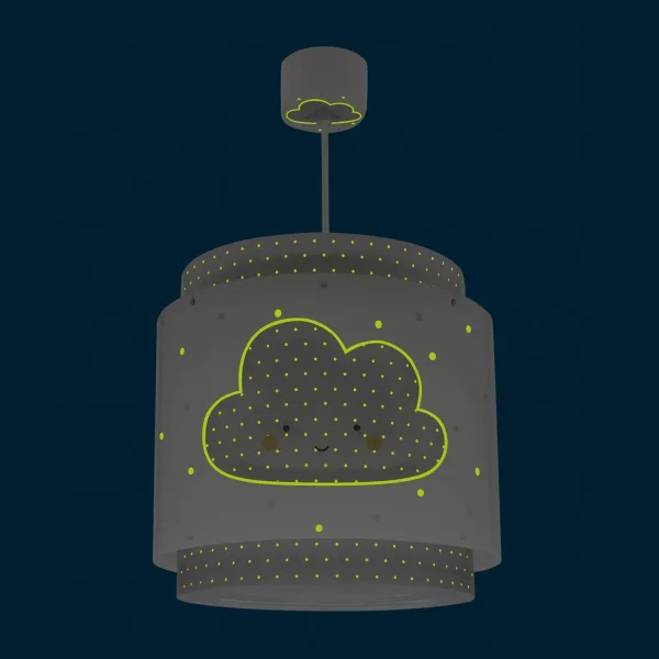 LÁMPARA DE TECHO INFANTIL NUBE GRIS