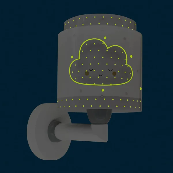 APLIQUE DE PARED INFANTIL NUBE GRIS APLIQUE DE PARED INFANTIL NUBE GRIS