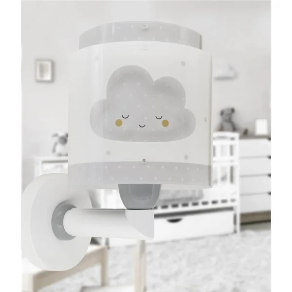 APLIQUE DE PARED INFANTIL NUBE GRIS APLIQUE DE PARED INFANTIL NUBE GRIS