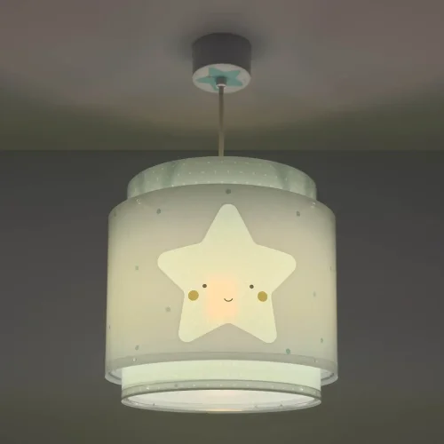 LÁMPARA DE TECHO INFANTIL ESTRELLA AZUL LÁMPARA DE TECHO INFANTIL ESTRELLA AZUL