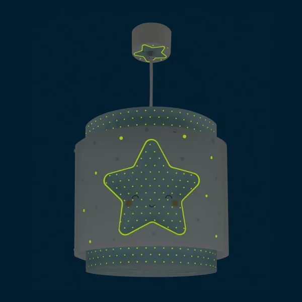 LÁMPARA DE TECHO INFANTIL ESTRELLA AZUL LÁMPARA DE TECHO INFANTIL ESTRELLA AZUL