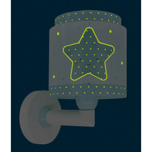 APLIQUE DE PARED INFANTIL ESTRELLA AZUL APLIQUE DE PARED INFANTIL ESTRELLA AZUL