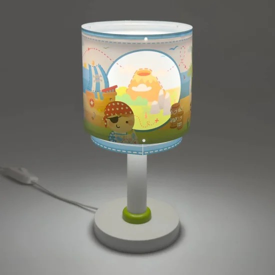 LÁMPARA DE MESA INFANTIL ISLA PIRATA 2
