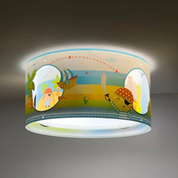 PLAFÓN DE TECHO INFANTIL ISLA PIRATA