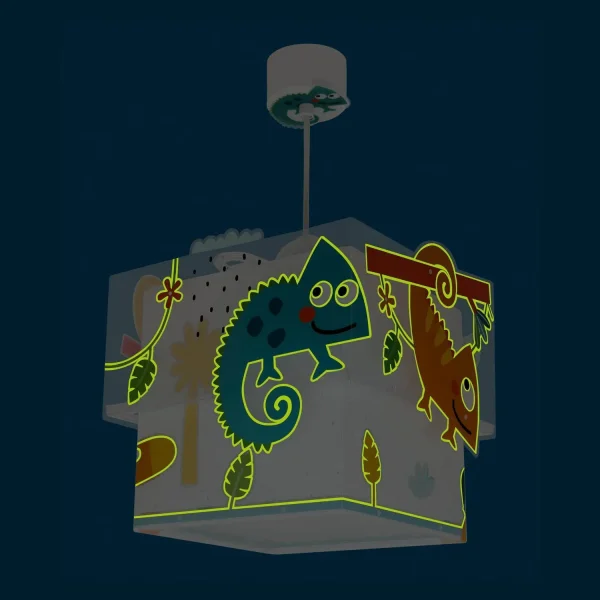 LÁMPARA DE TECHO INFANTIL ANIMALES JUNGLA