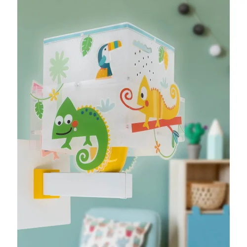 APLIQUE DE PARED INFANTIL ANIMALES JUNGLA